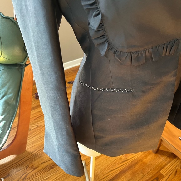 👠NWT Leon Max luxury limited edition silk billowed sport coat - Picture 3 of 14